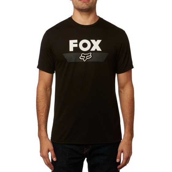 Pánské triko Fox Aviator Ss Tech Tee Black L