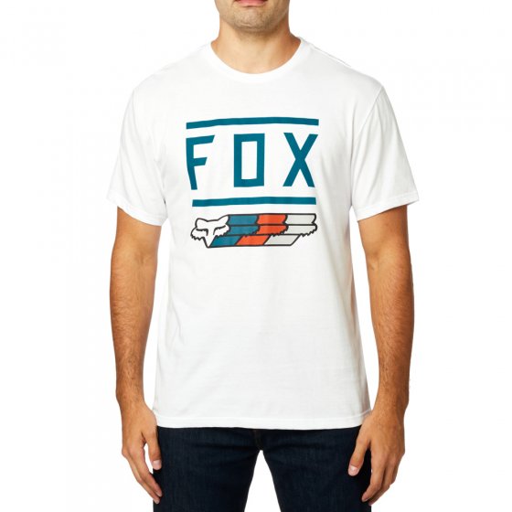 Pánské triko Fox Fox Super Ss Tee Optic White M