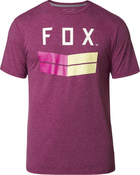Pánské triko Fox Frontier Ss Tech Tee Heather Purple S