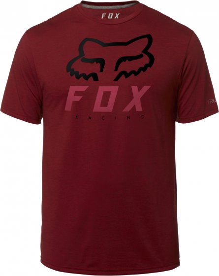 Pánské triko Fox Heritage Forger Ss Tech Tee Red L