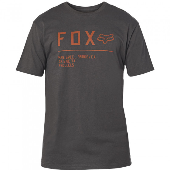Pánské triko Fox Non Stop Ss Premium Tee Black/Orange 2X