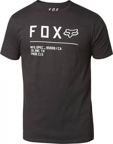 Pánské triko Fox Non Stop Ss Premium Tee Black/White S