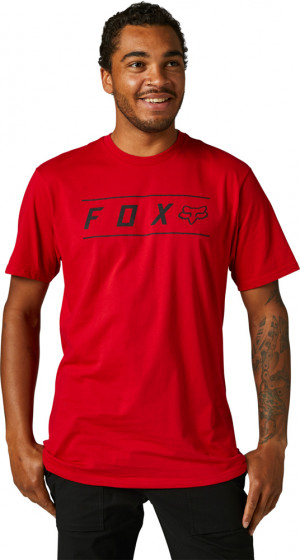 Pánské triko Fox Pinnacle Ss Premium Tee Flame Red L