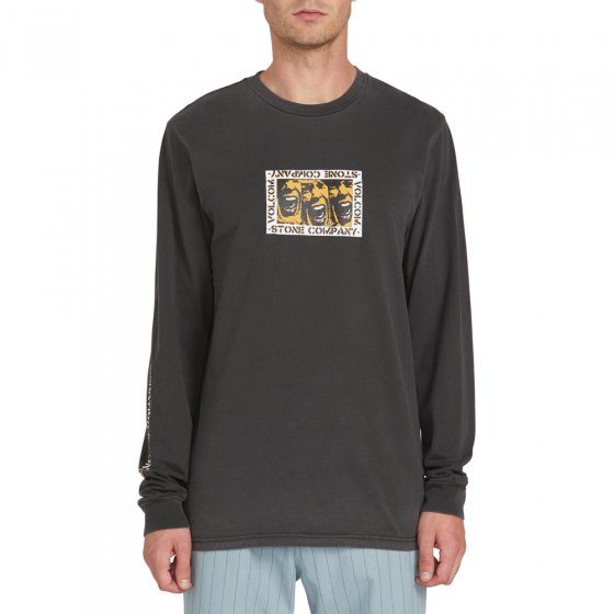 Pánské triko Volcom Cj Collins L/S Tee Black S