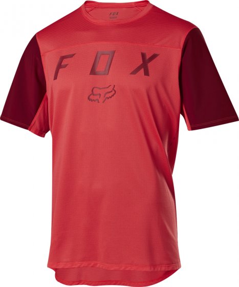 Pánský cyklo dres Fox Flexair Ss Moth Jersey Bright Red M