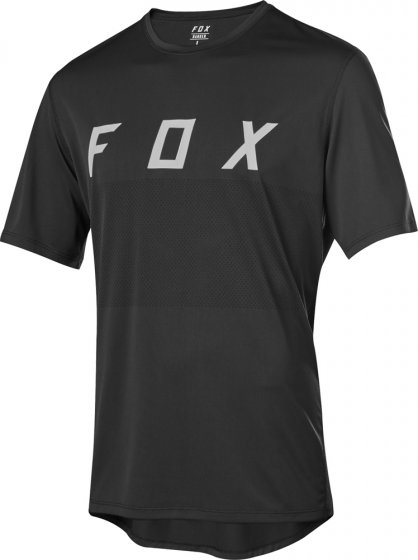 Pánský cyklo dres Fox Ranger Ss Fox Jersey Black/Grey S
