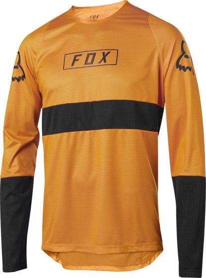 Pánský dres Fox Defend Ls Fox Jersey Atomic Orange L