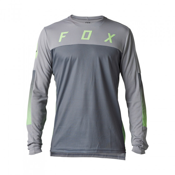 Pánský dres Fox Defend Ls Jersey Cekt Light Grey M