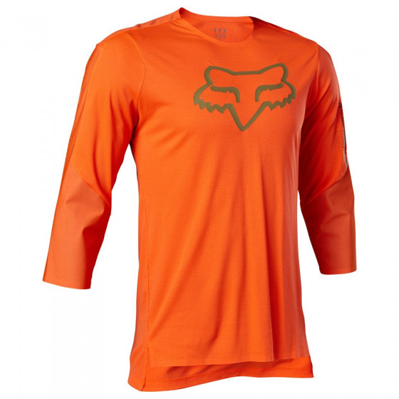 Pánský dres - FOX Flexair 3/4 Delta Jersey - Fluo Orange