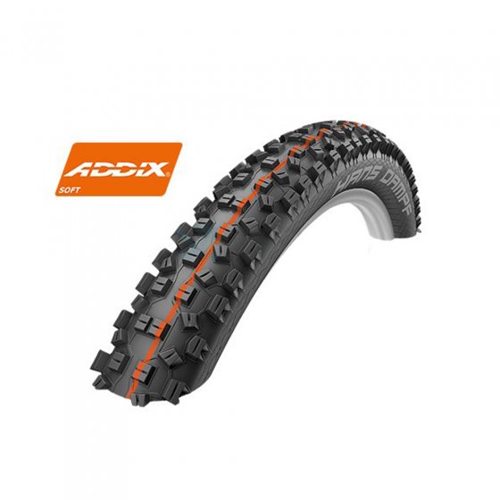 Plášť MTB - SCHWALBE Hans Dampf EVO 26x2,35" - Addix Soft, SnakeSkin, TL-Easy