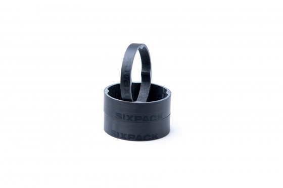Podložka hlavového složení Sixpack Vertic Carbon 1-1,8" černá