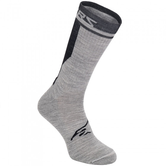 Ponožky - ALPINESTARS Merino Lite Socks 24- Grey/Black