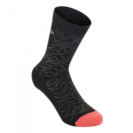 Ponožky - ALPINESTARS Summer Socks 15 - Black/Mid Grey