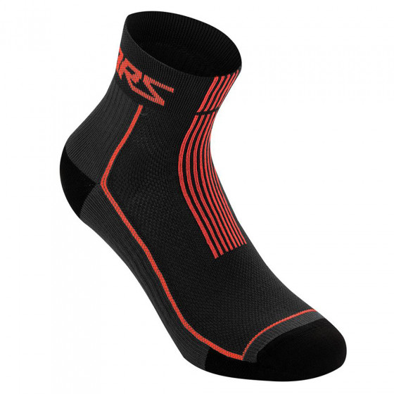 Ponožky - ALPINESTARS Summer Socks 9 - Black / Bright red