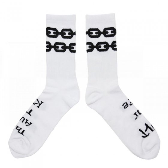 Ponožky - CULT Chains - White/Black