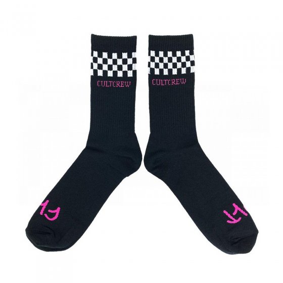 Ponožky - CULT Excite-BMX -Black/Pink
