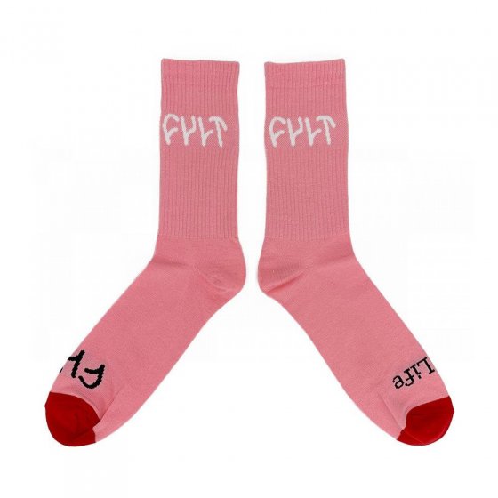 Ponožky - CULT Logo - Pink