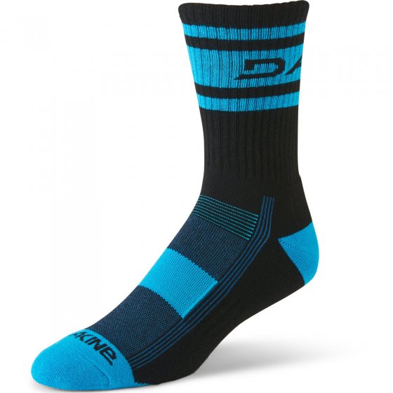 Ponožky - DAKINE Step Up Sock 2020 - Black/Cyan