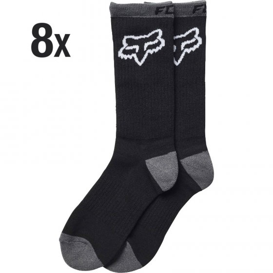 Ponožky - FOX Core Basic Crew 8 Pack 2017 - černá