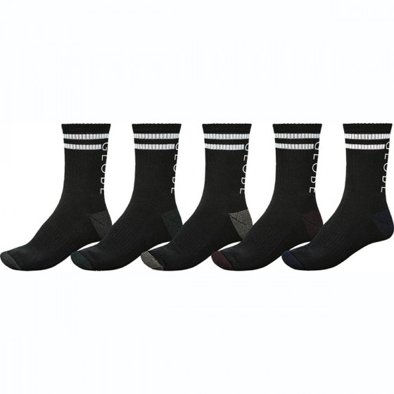 Ponožky Globe Carter Crew Sock 5 Pack Assorted Single
