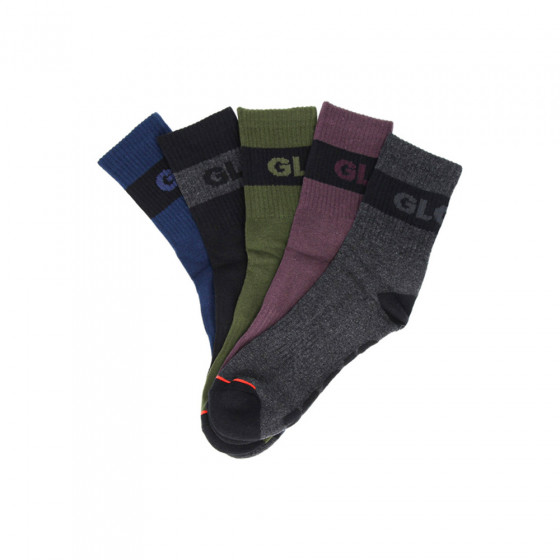 Ponožky - GLOBE Horizons Crew Sock 5 Pack - Assorted