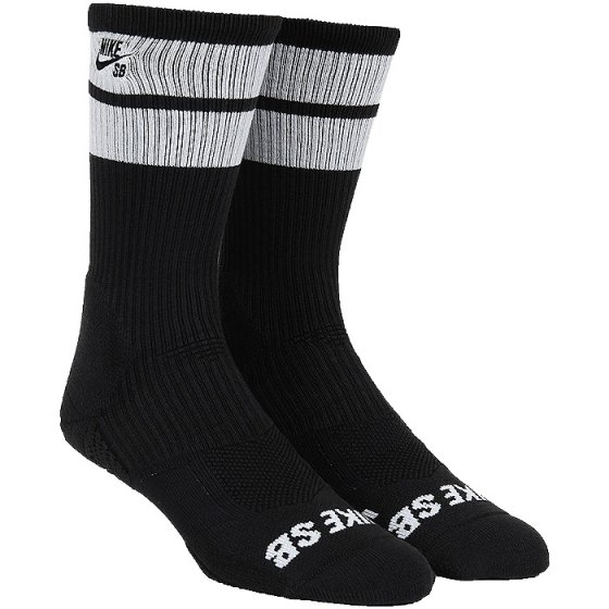 Ponožky - NIKE SB Elite Skate Crew - černá