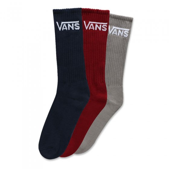 Ponožky - VANS Classic crew 3 páry - Biking red