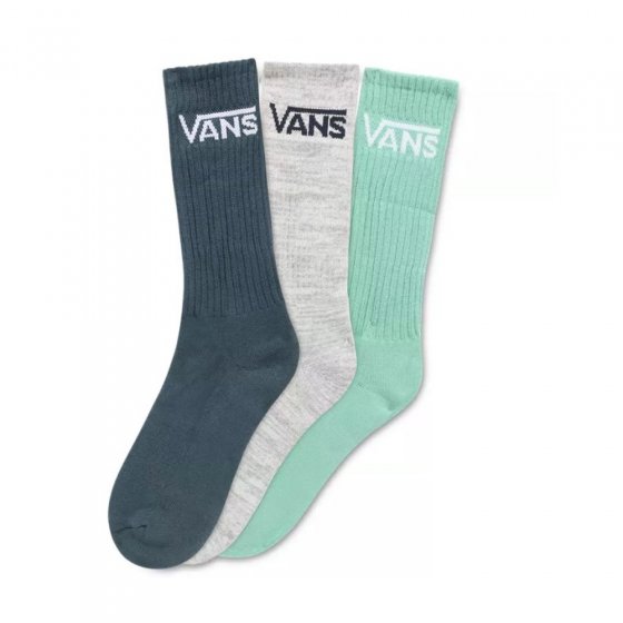 Ponožky - VANS Classic crew 3 páry - Dusty Jade Green
