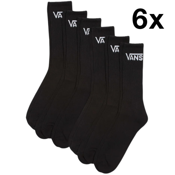 Ponožky - VANS Classic Half Crew Socks (6 párů) - Black