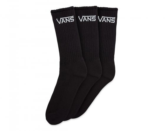 Ponožky - VANS Sclassic crew 3 páry černá - 38,5 - 42