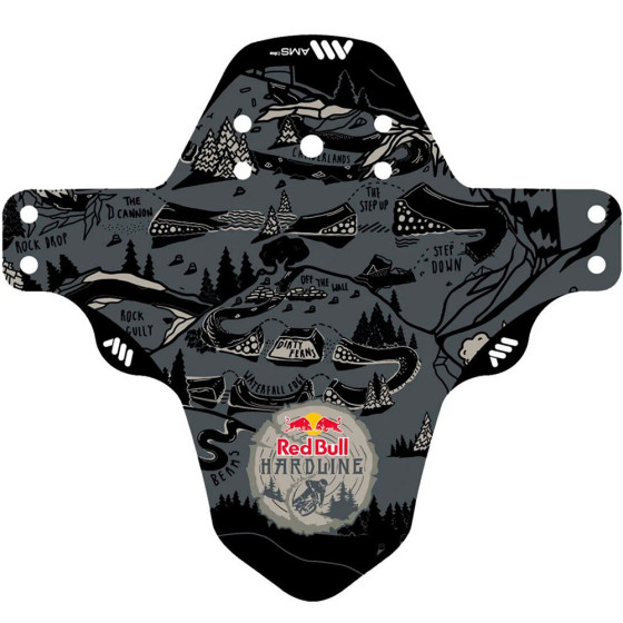 Přední blatník - AMS Mud blatníček RedBull Hardline 2025 - Dark Grey