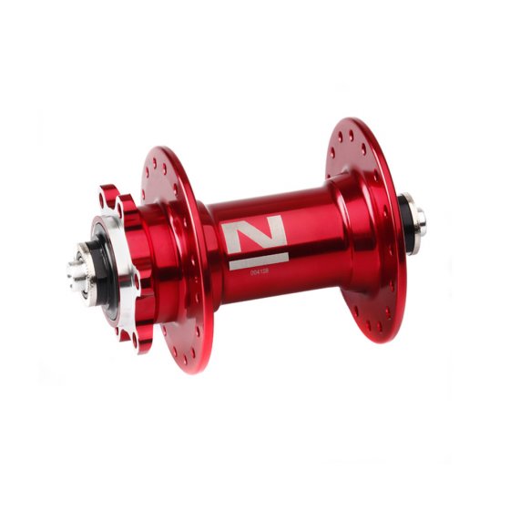 Přední nába MTB - NOVATEC D041SB-9 Disc (N-logo) - červená