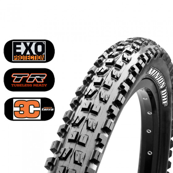 Přední plášť MTB - MAXXIS Minion DHF 27,5 x 2,3" 3C, Exo, TR 