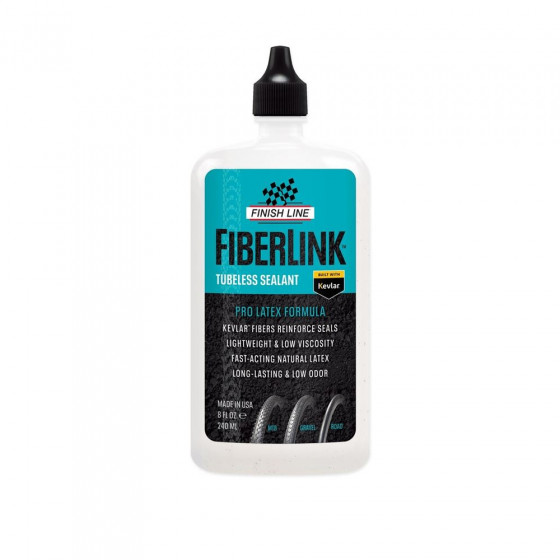 Preventivní tmel - FINISH LINE FiberLink Tubeless Sealant: Pro Latex - 240ml