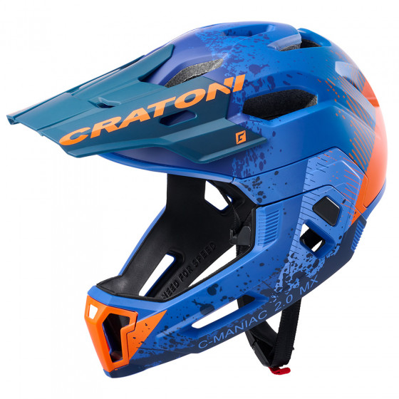 Přilba - CRATONI C-Maniac 2.0 MX 2021 - Blue/Orange Matt