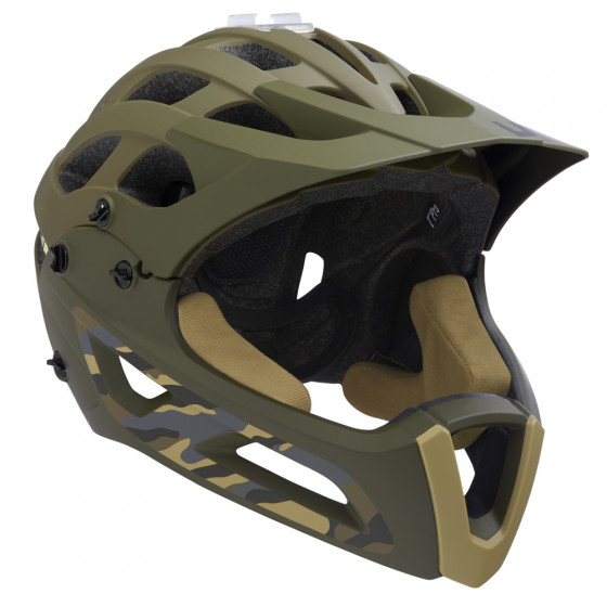 Přilba - LAZER MTB Revolution FF MIPS 2021 - Khaki Green Camo