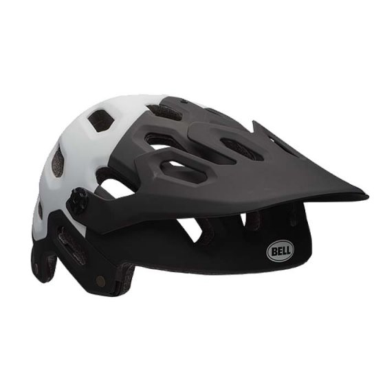 Přilba MTB - BELL Super 2. 2016 - černobílá matná