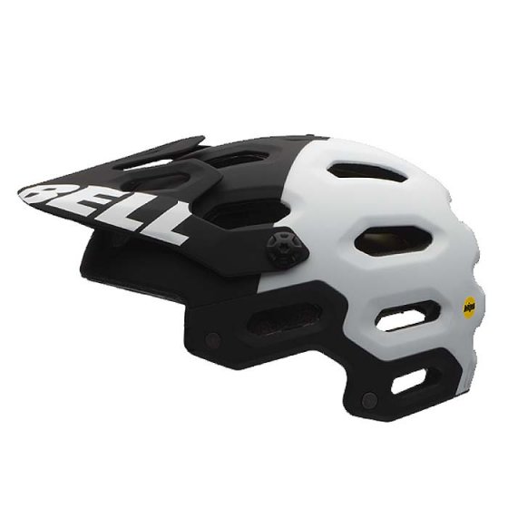 Přilba MTB - BELL Super 2. MIPS  2016 - černobílá matná M (likvidace skladu)