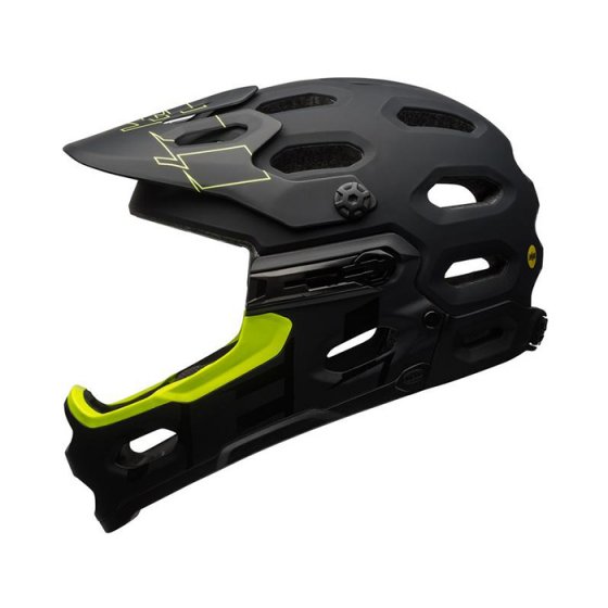 Přilba MTB - BELL Super 3R Mips 2017 - černá/retina