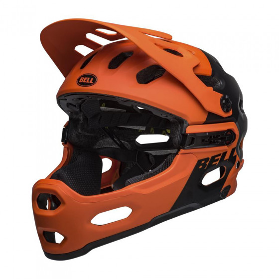 Přilba MTB - BELL Super 3R Mips 2021 - Matt Orange/Black