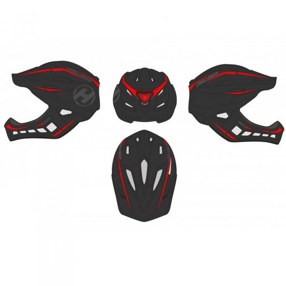 Přilba MTB - HAVEN Challenger 2019 - black/red