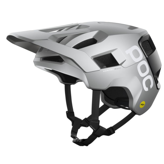 Přilba MTB - POC Kortal Race MIPS - Argentite Silver/Uranium Black Matt
