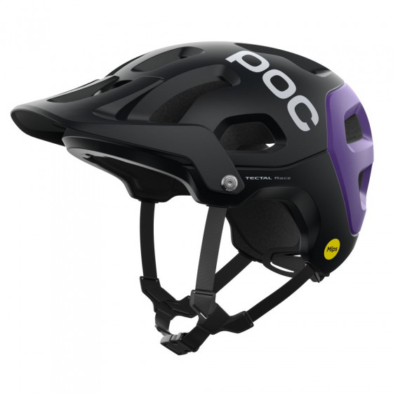 Přilba MTB - POC Tectal Race MIPS - Uranium Black / Sapphire Purple Metallic / Matt 