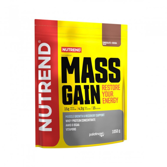 Proteinový přípravek - NUTREND Mass Gain 1050g - čokoláda / kakao