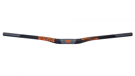Řídítka SIXPACK Millenium Carbon 20 mm, 31,8/805 mm černá/oranžová