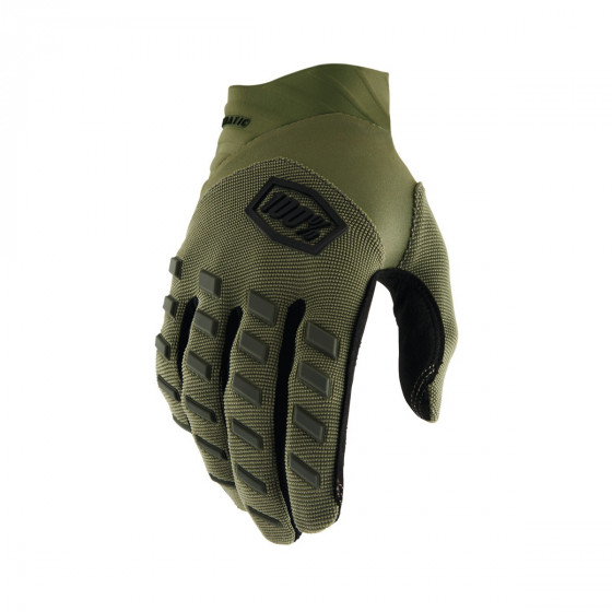 Rukavice - 100% Airmatic - USA (ARMY ZELENÁ)