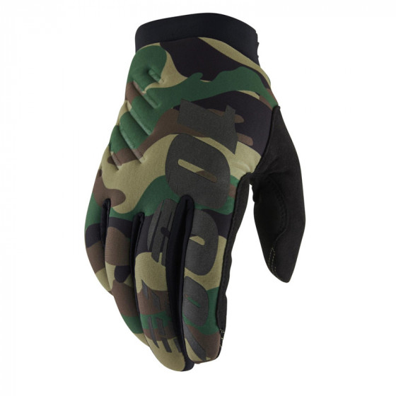 Rukavice - 100% Brisker 2022 - Camo/Black 