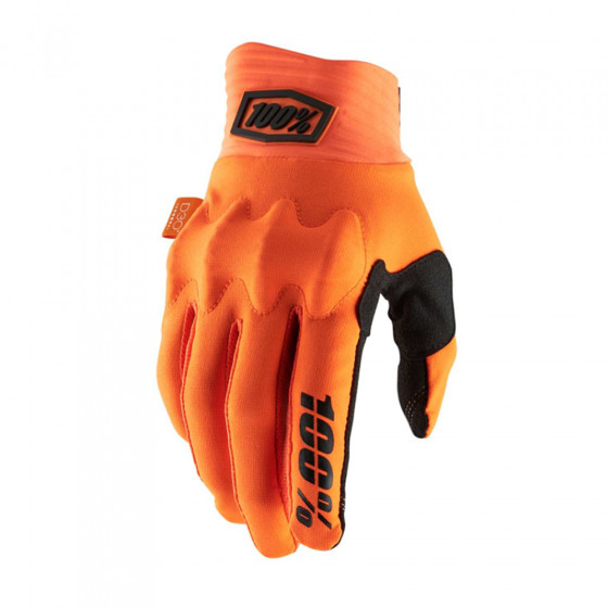 Rukavice - 100% Cognito D3O - Fluo Orange / Black