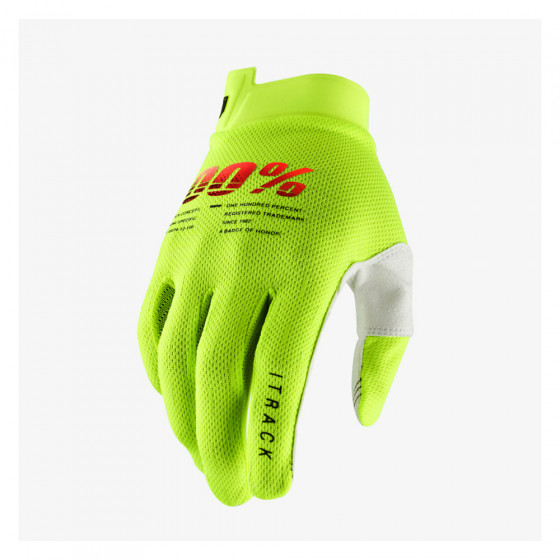 Rukavice - 100% iTrack 2022 - Fluo Yellow