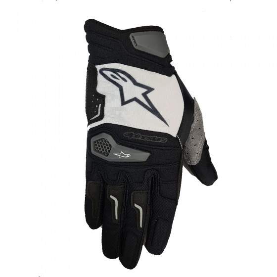 Rukavice - ALPINESTARS Drop Pro 2019 - White/Steel Grey